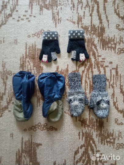 Варежки и перчатки детские до 2х лет Пакетом