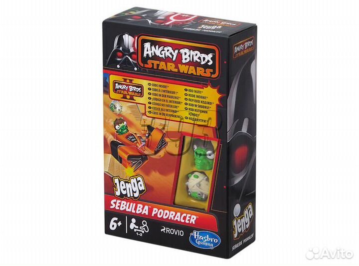 Настольная игра Angry Birds дженга Гонщики (37715)