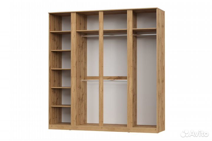 Шкаф stern 4-х дверный с зеркалом