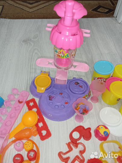 3 набора плей до, за всё