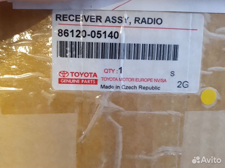 Магнитола Toyota Avensis 8612005140