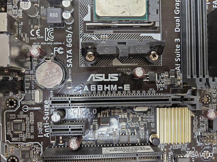 Материнская плата asus A68HM-E FM2+