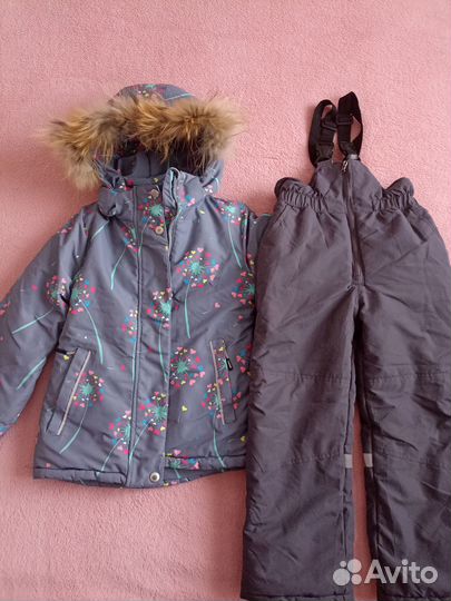 Зимний комбинезон для девочки 122