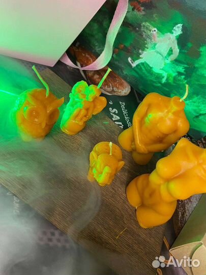 Эко-свечи из натурального воска