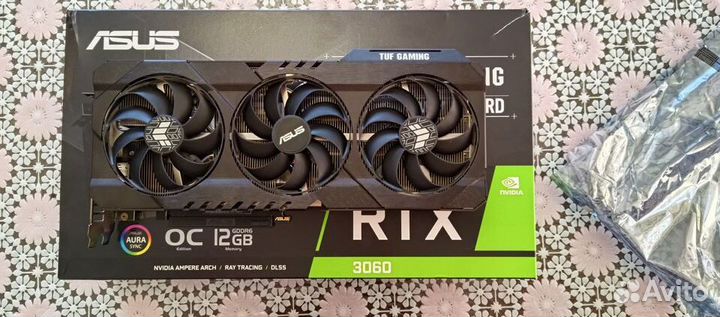 Видеокарта asus GeForce RTX 3060 TUF Gaming