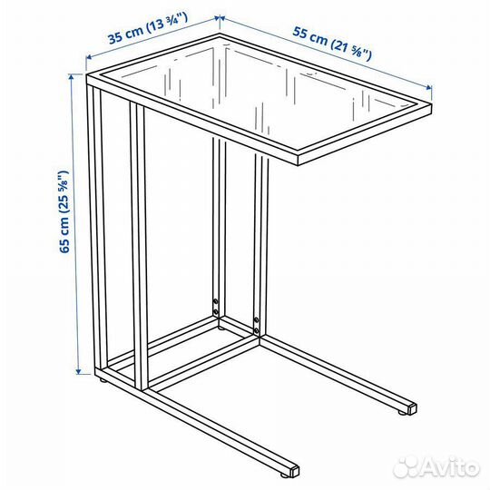 Стол для ноутбука IKEA новый