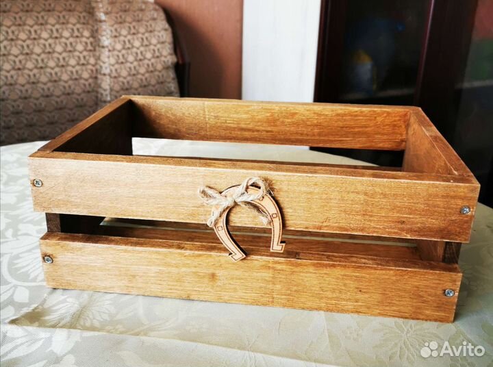 Фруктовница, салфетница натуральное дерево