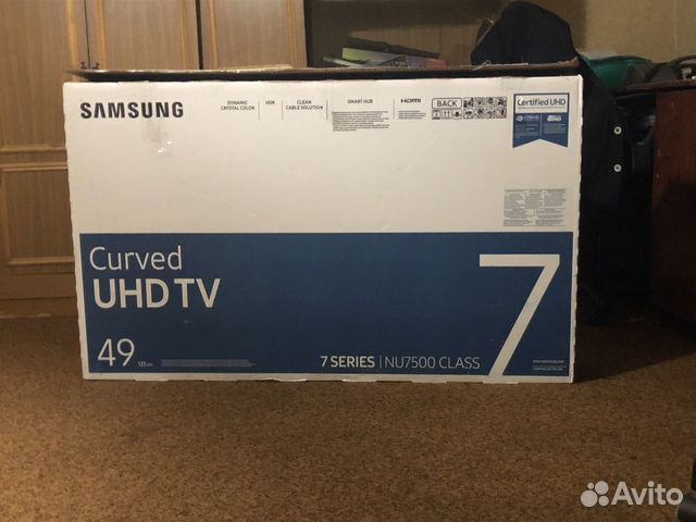 Tv Samsung 49" UHD 4K изогнутый NU7500 Серии 7