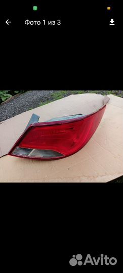 Задний фонарь Hyundai Sonata