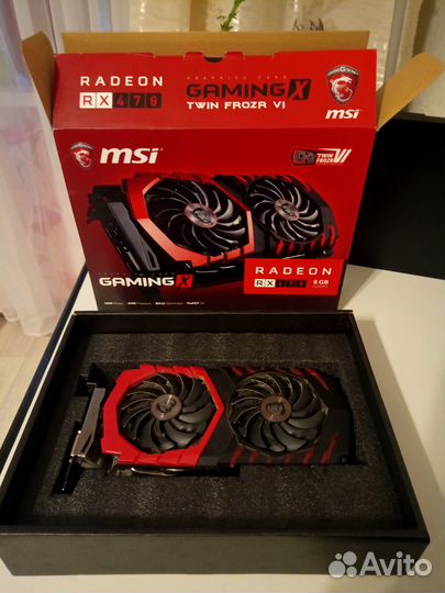 Видеокарта MSI radeon rx 470 8gb