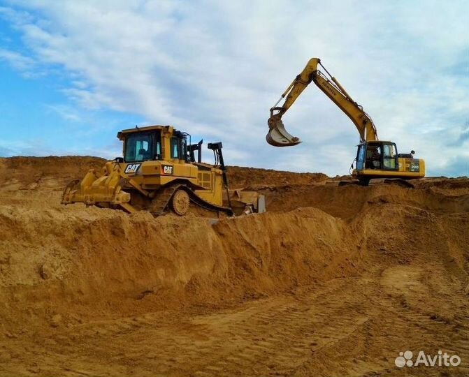 Песок карьерный