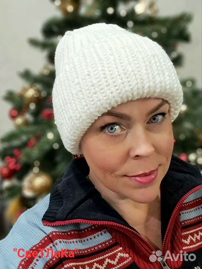 Шапка женская вязаная