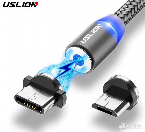 Магн кабели Ugreen,Uslion micro, type-c, lightning