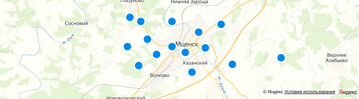На карте