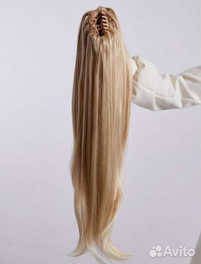 Двусторонний шиньон на заколке, хвост накладной