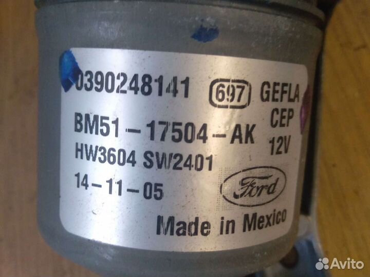 Моторчик стеклоочистителя Ford Focus 3