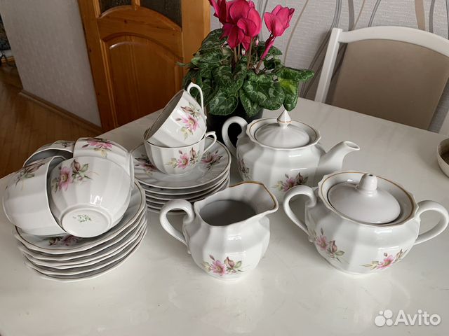 Чайный сервиз вербилки СССР