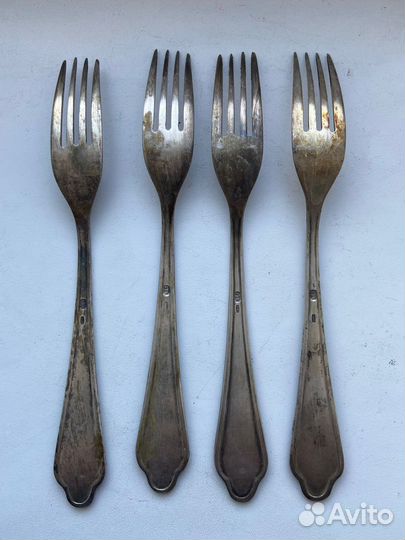 Серебряная вилка 875