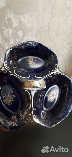 Конфетница original cobalt Чехия