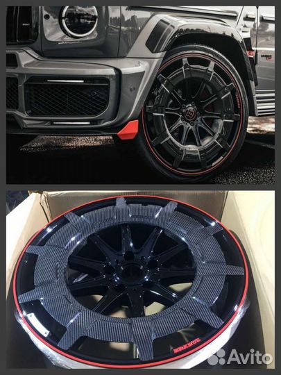 Диски Рокет карбон Brabus G class R23