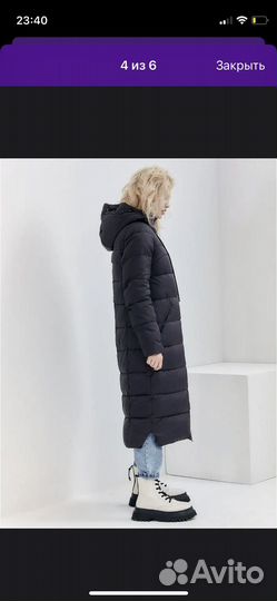 Пуховик женский hoops 46 размер