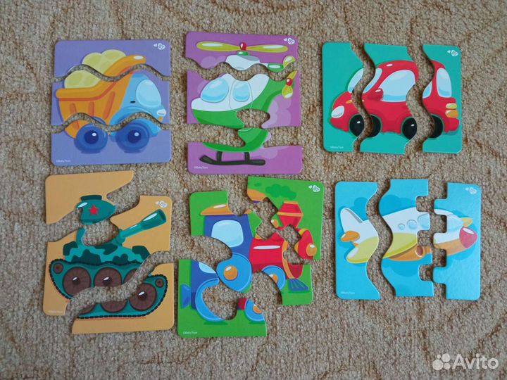 Пазлы для малышей крупные