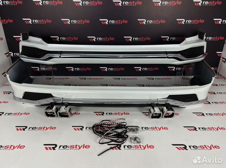 Обвес Lexus LX570 с 16г Modellista Белый