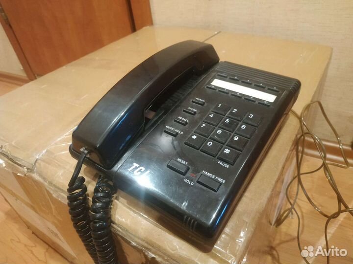 Телефон ретро проводной кнопочный Tcl
