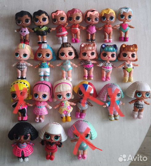 Куклы lol MGA много