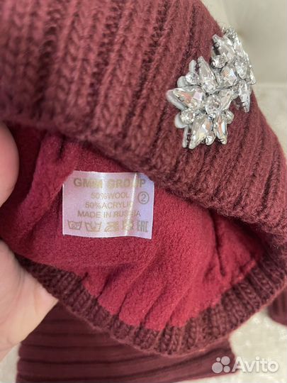 Комплет шапка+снуд+варежки(взрослый)