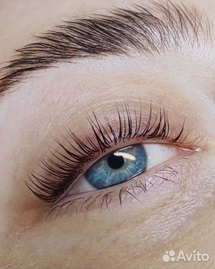 Ламинирование и ботокс ресниц, + ду бровей