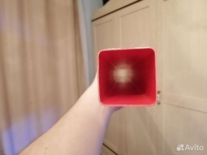 Футляр пластик, 5х5х108 см. 2 крышки