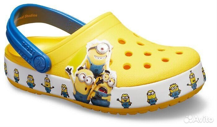 Сабо Crocs minions новые C6,C8,C9