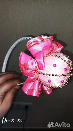 Ободок для волос ручной работы