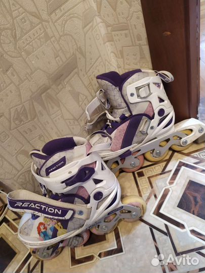 Роликовые коньки детские раздвижные