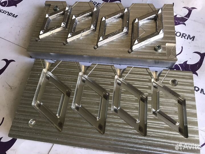 Форма чпу для литья грузил (Ромб №1 с грунт.)