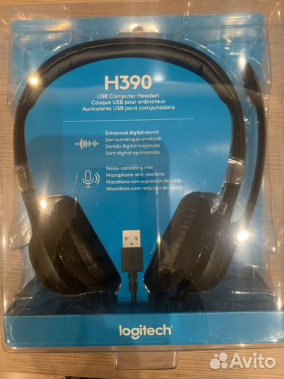 Logitech H390 наушники