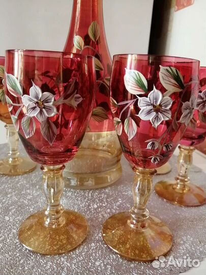 Наборы. Цветное стекло. Богемия