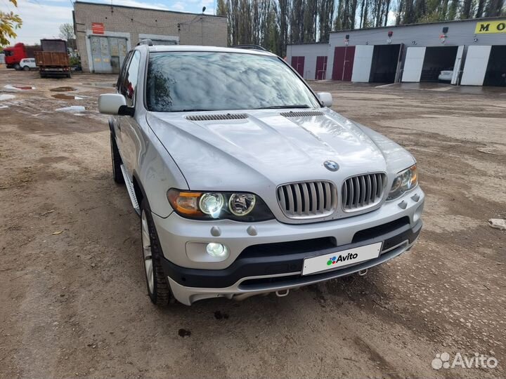 BMW X5 4.8 AT, 2004, 305 000 км