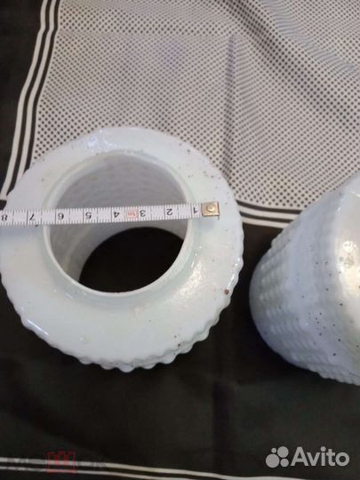 Плафоны для люстры СССР молочное стекло