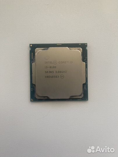 Процессор intel core i3 8100