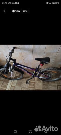 Велосипед горный подростковый