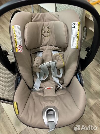 Автолюлька cybex cloud q с базой isofix