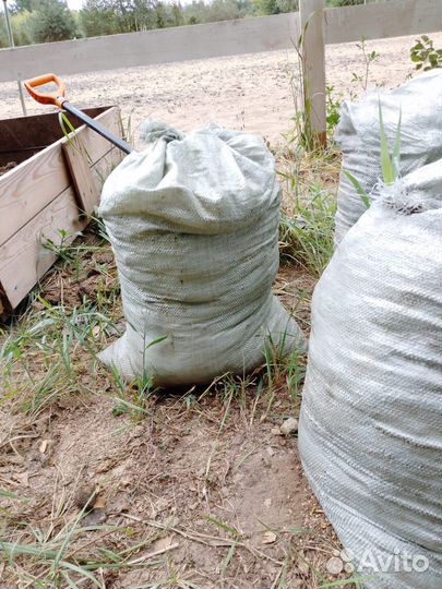 Навоз конский в мешках