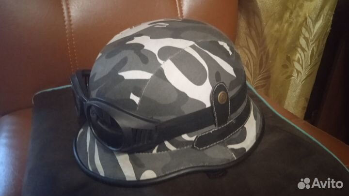 Мотошлем с очками косплей ВОВ