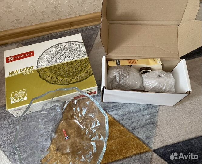 Новая посуда, танцующие бокалы, салатник