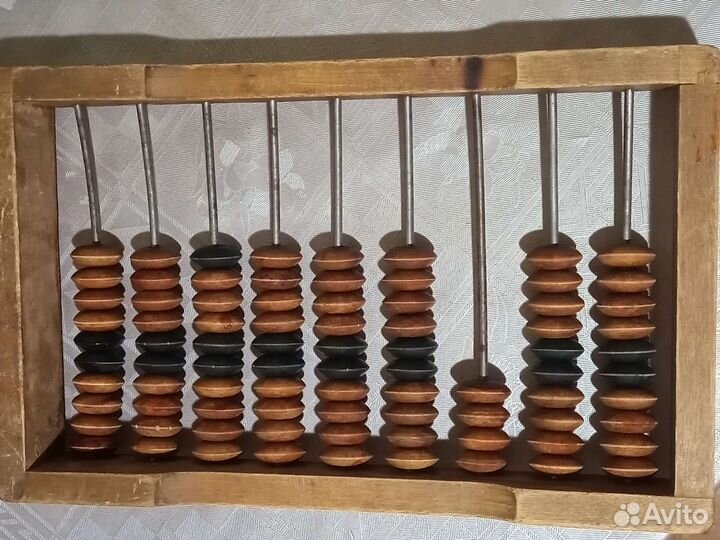 Счеты деревянные, пластик СССР