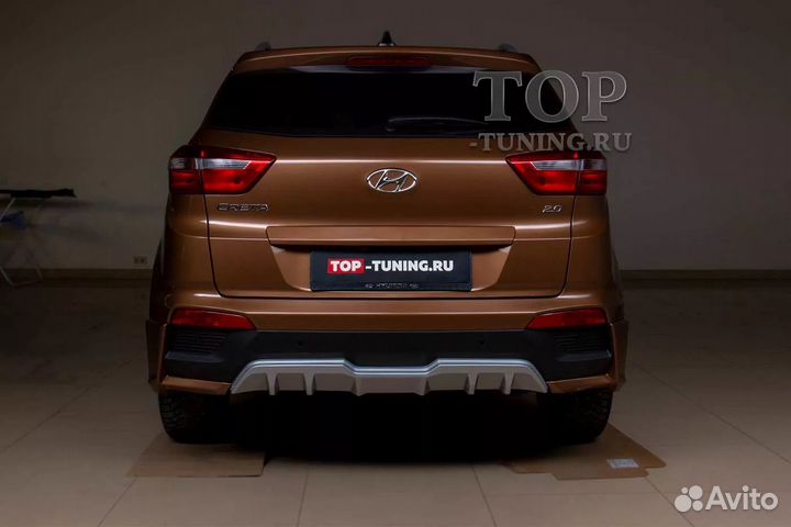 Накладка заднего бампера hyundai creta Zeus