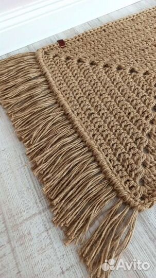 Коврик из джута