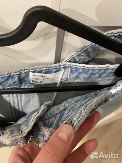 Джинсовая юбка bershka zara
